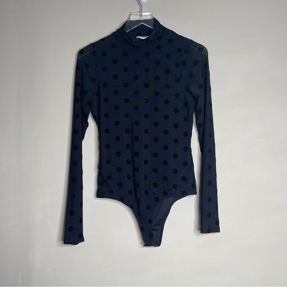 Ember black dot bodysuit size small - Picture 1 of 9